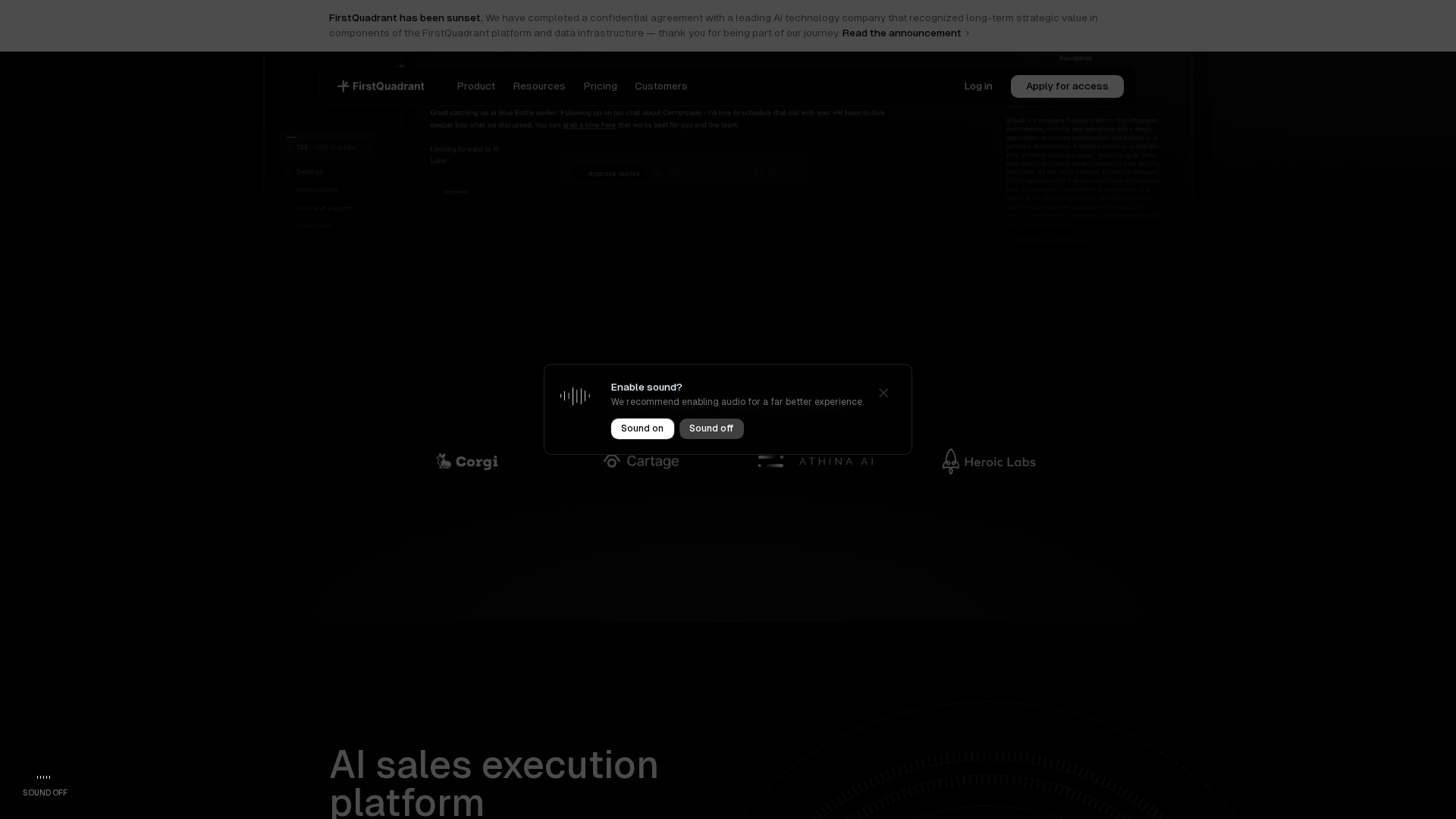 FirstQuadrant Screenshot 1