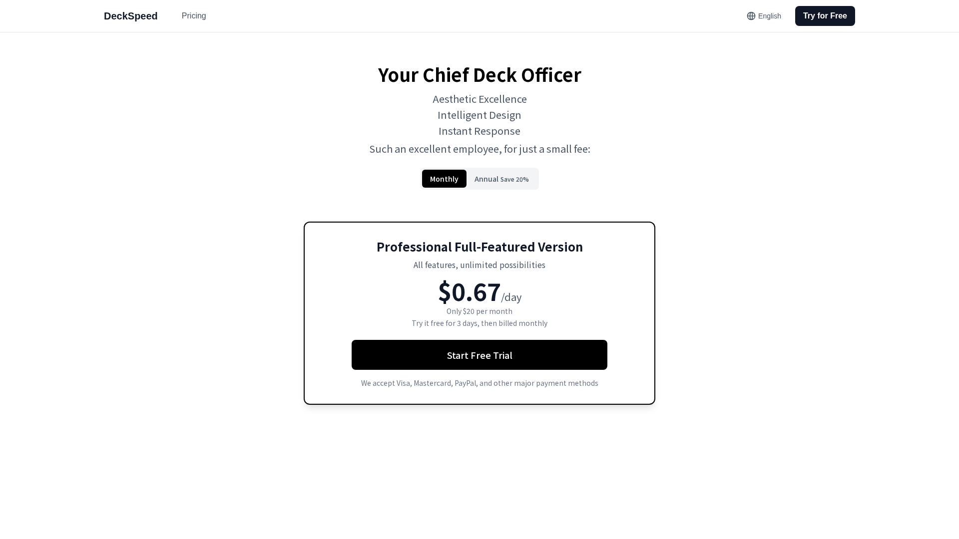 DeckSpeed Screenshot 1