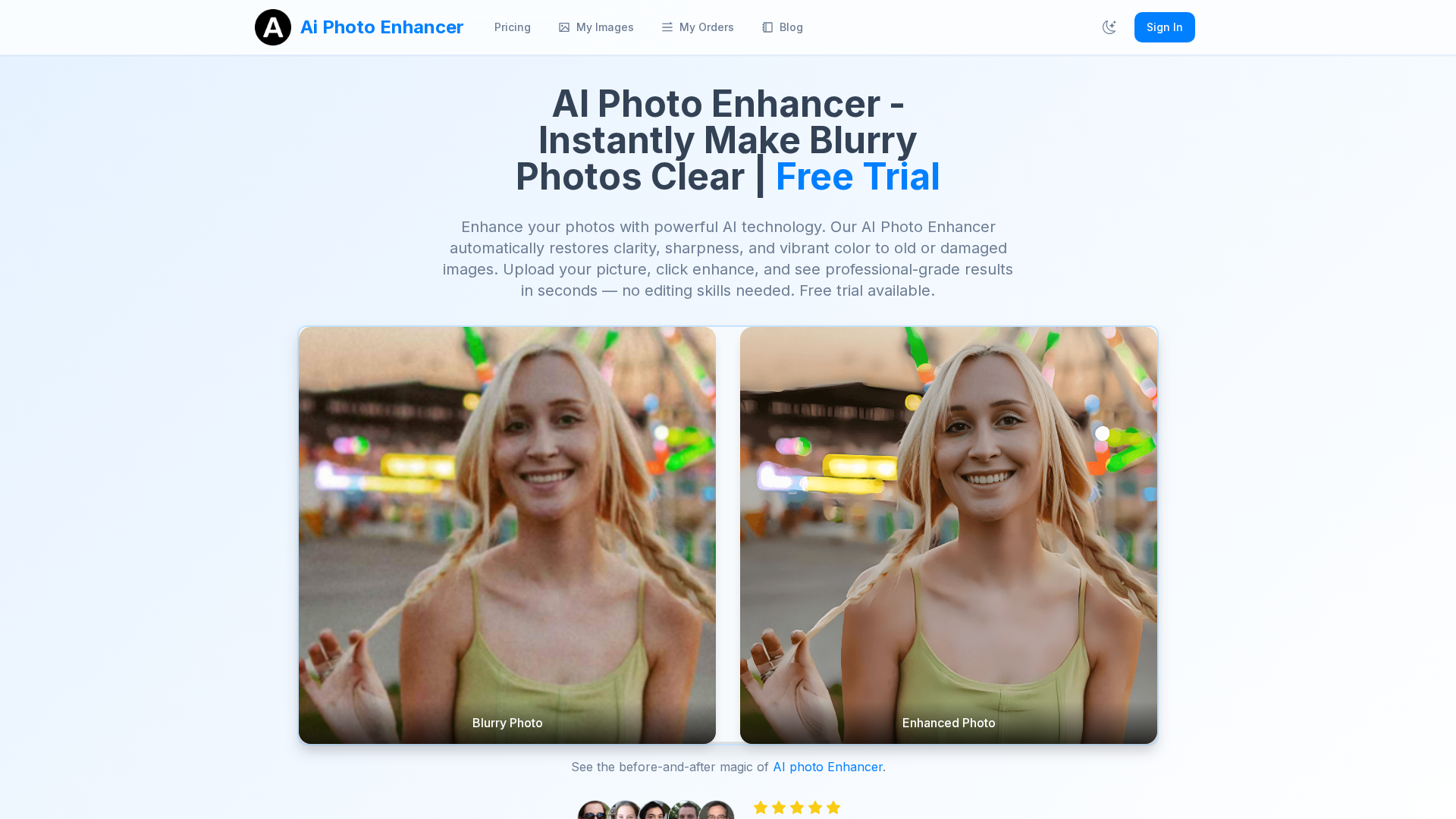 Ai Photo Enhancer Screenshot