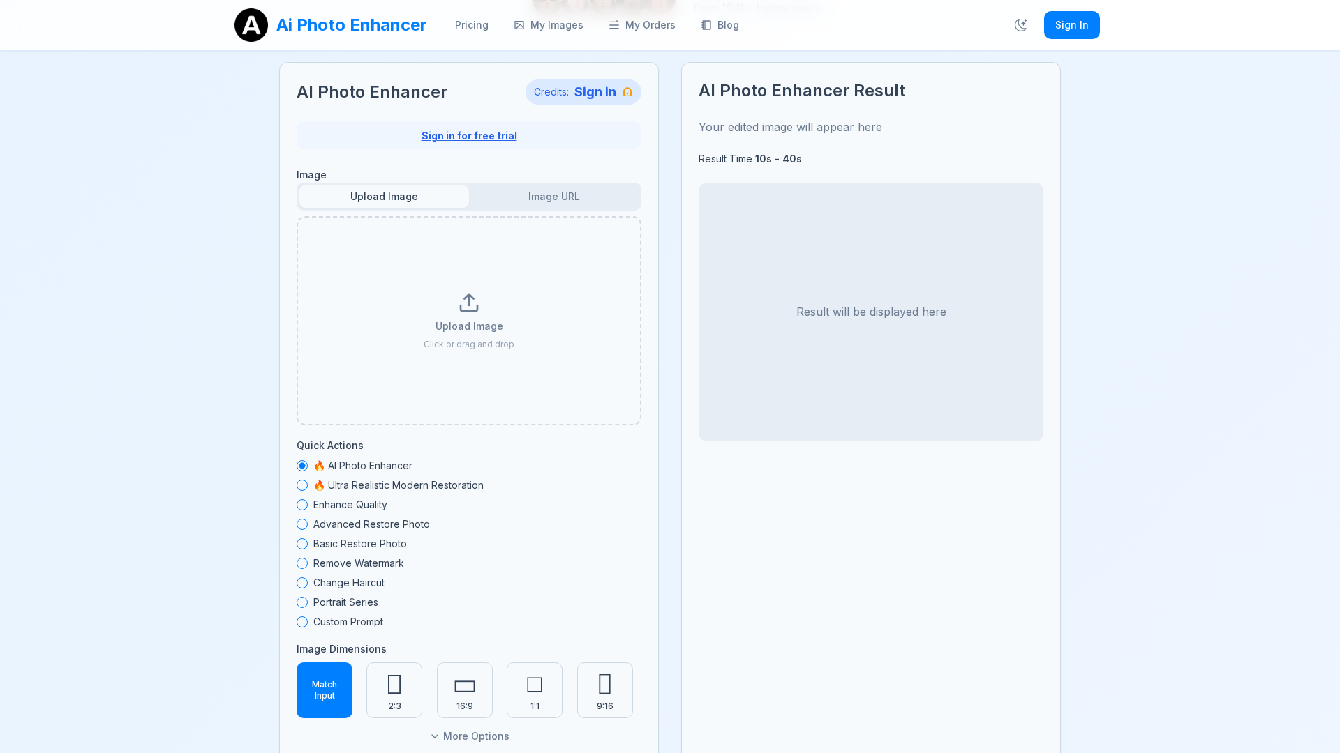 Ai Photo Enhancer Screenshot 1