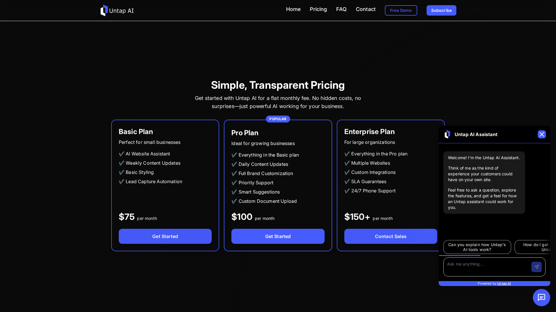 Untap AI Screenshot 1