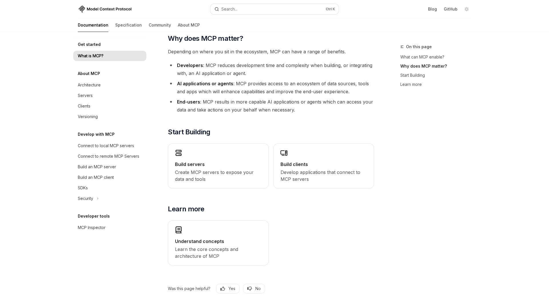 Model Context Protocol (MCP) Screenshot 1