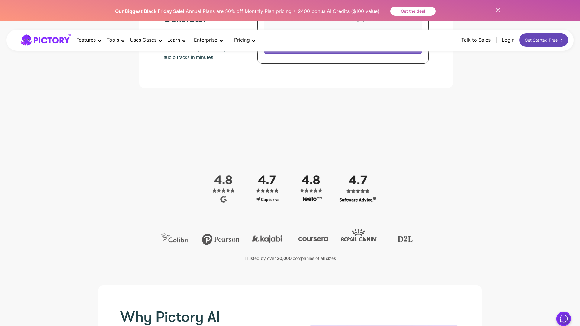 Pictory.ai Screenshot 1