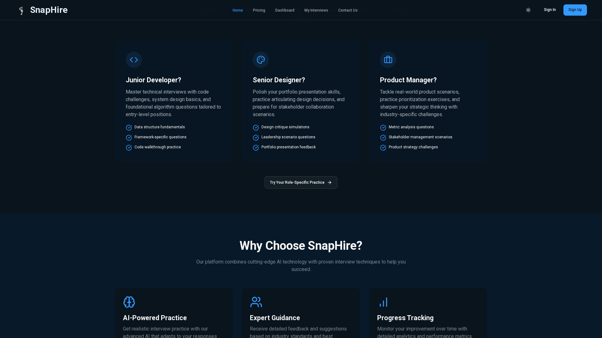 SnapHire Screenshot 1