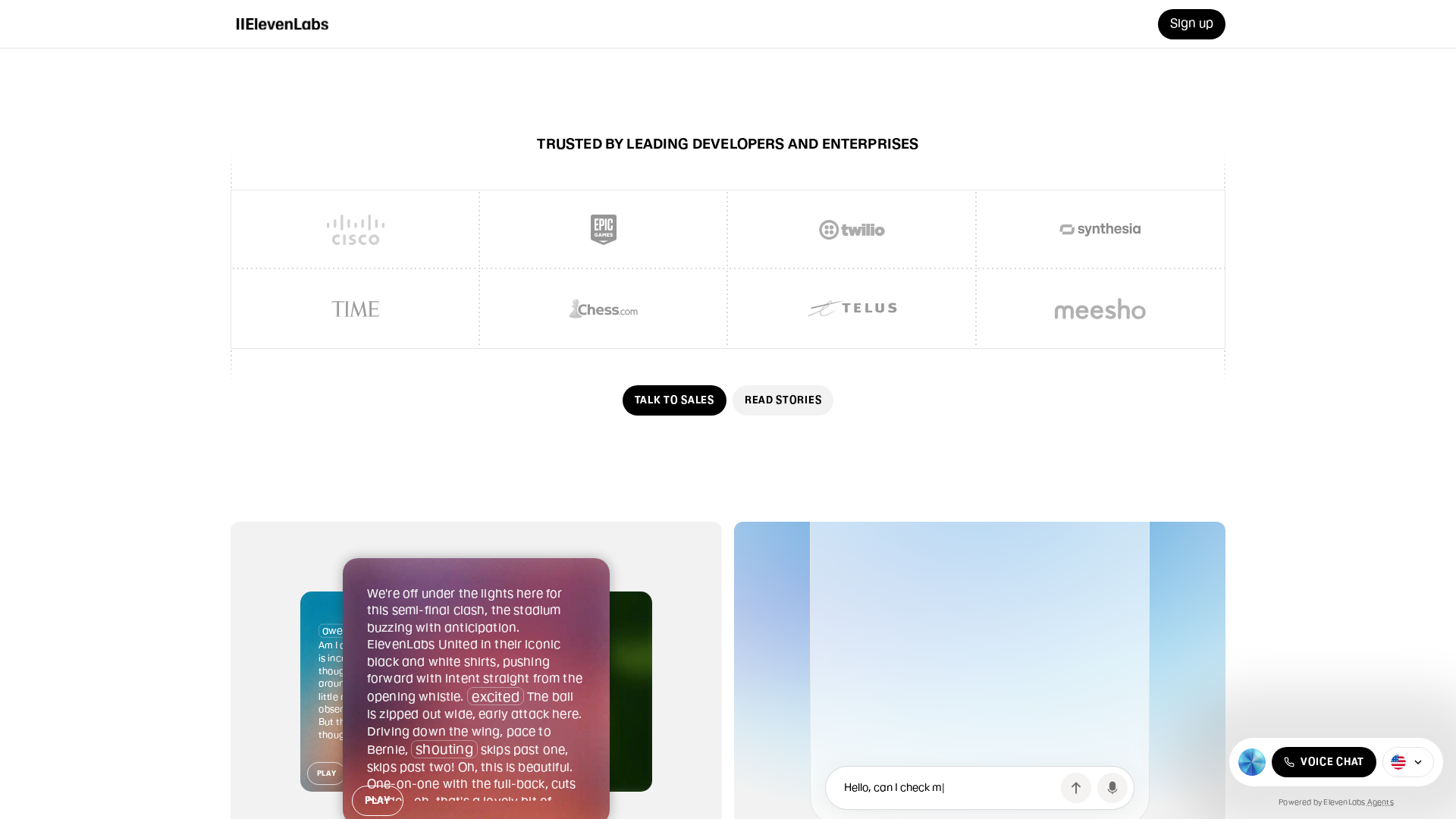 ElevenLabs Screenshot 1