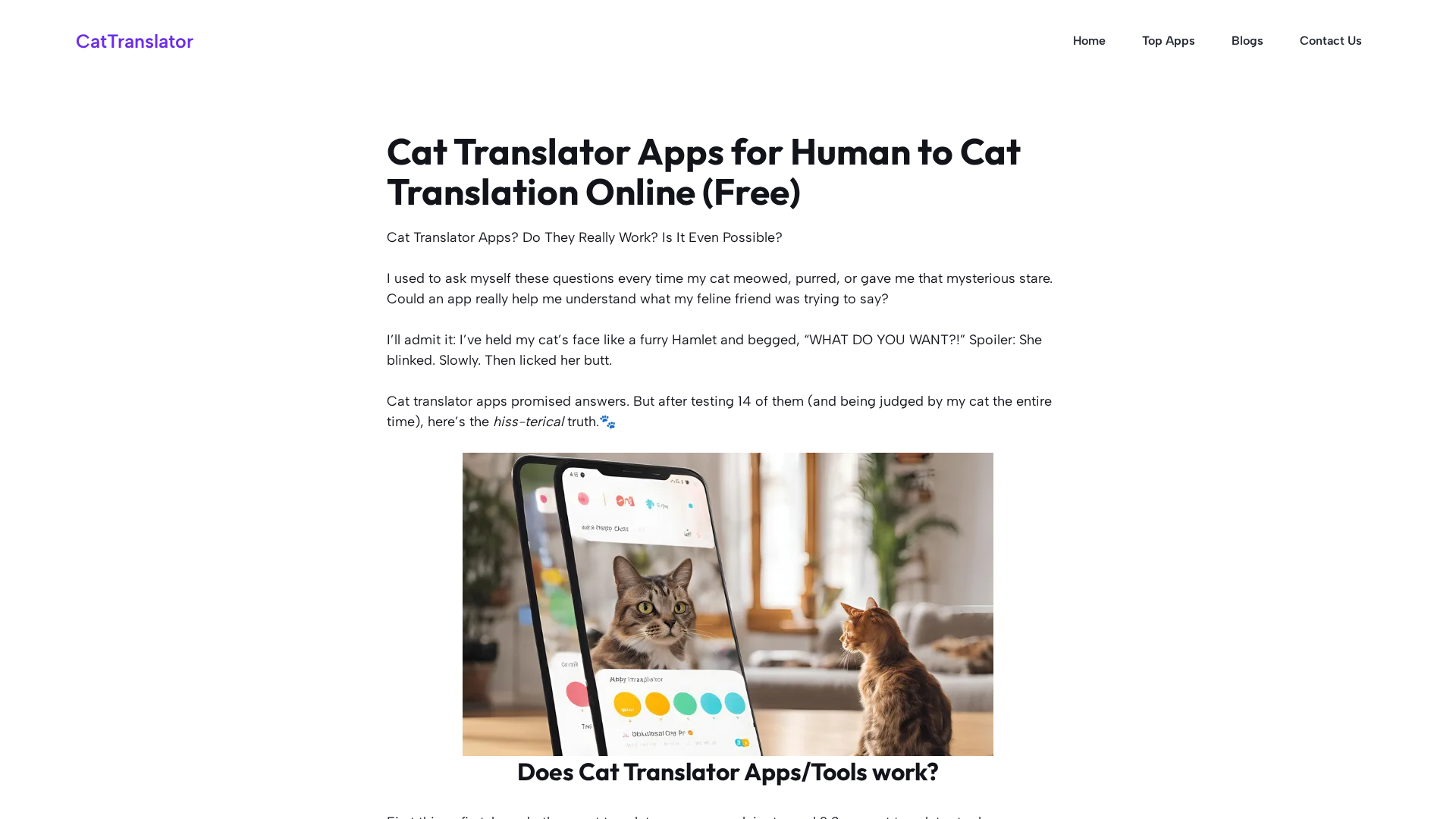 CatTranslatorApp 2025 Screenshot