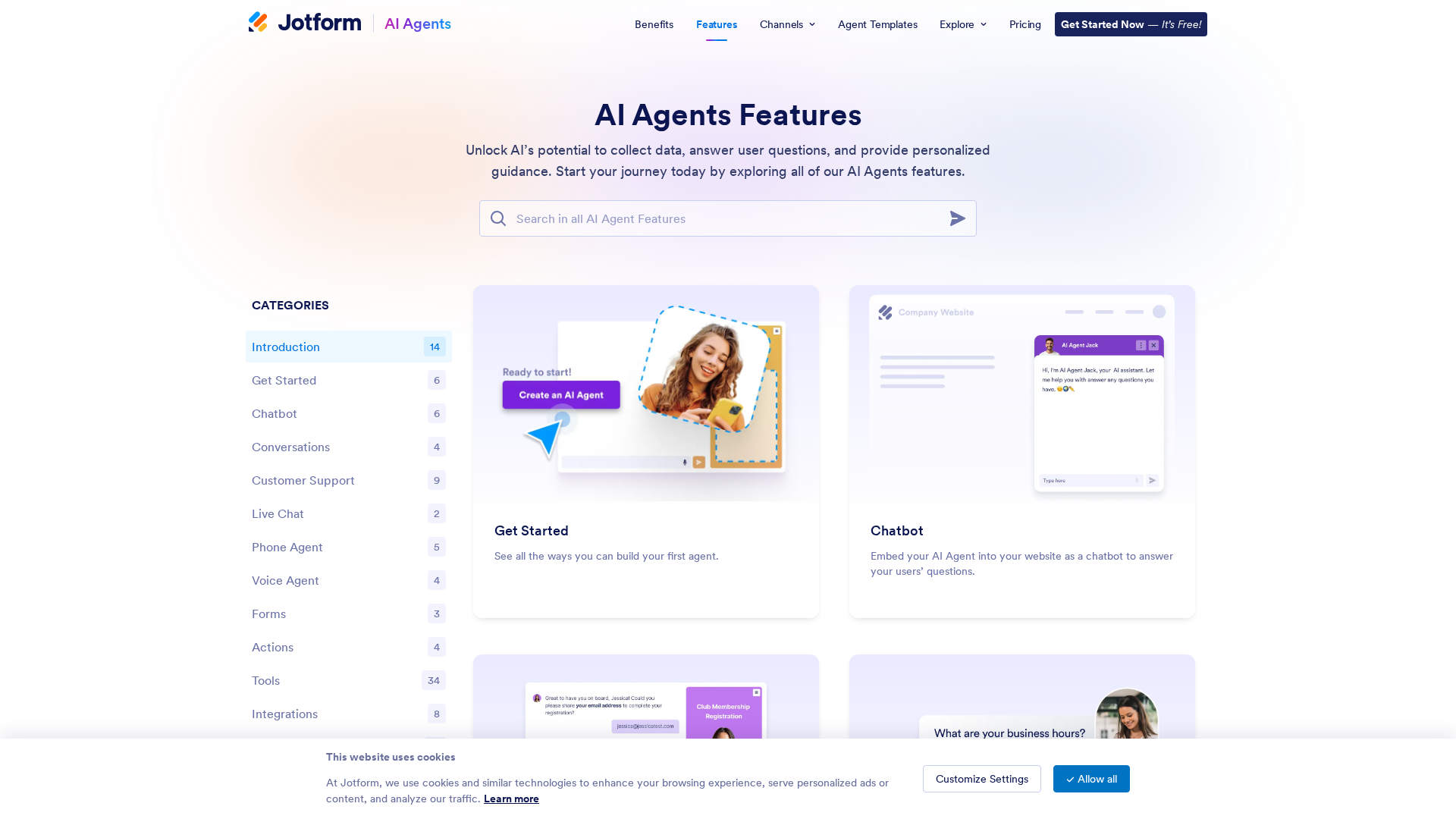 Jotform AI Agents Screenshot 1