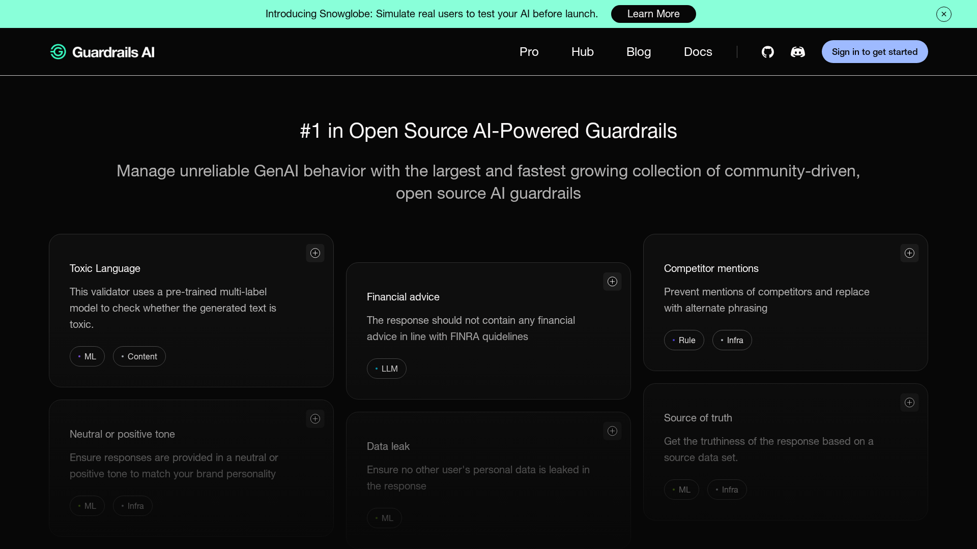 Guardrails Screenshot 1