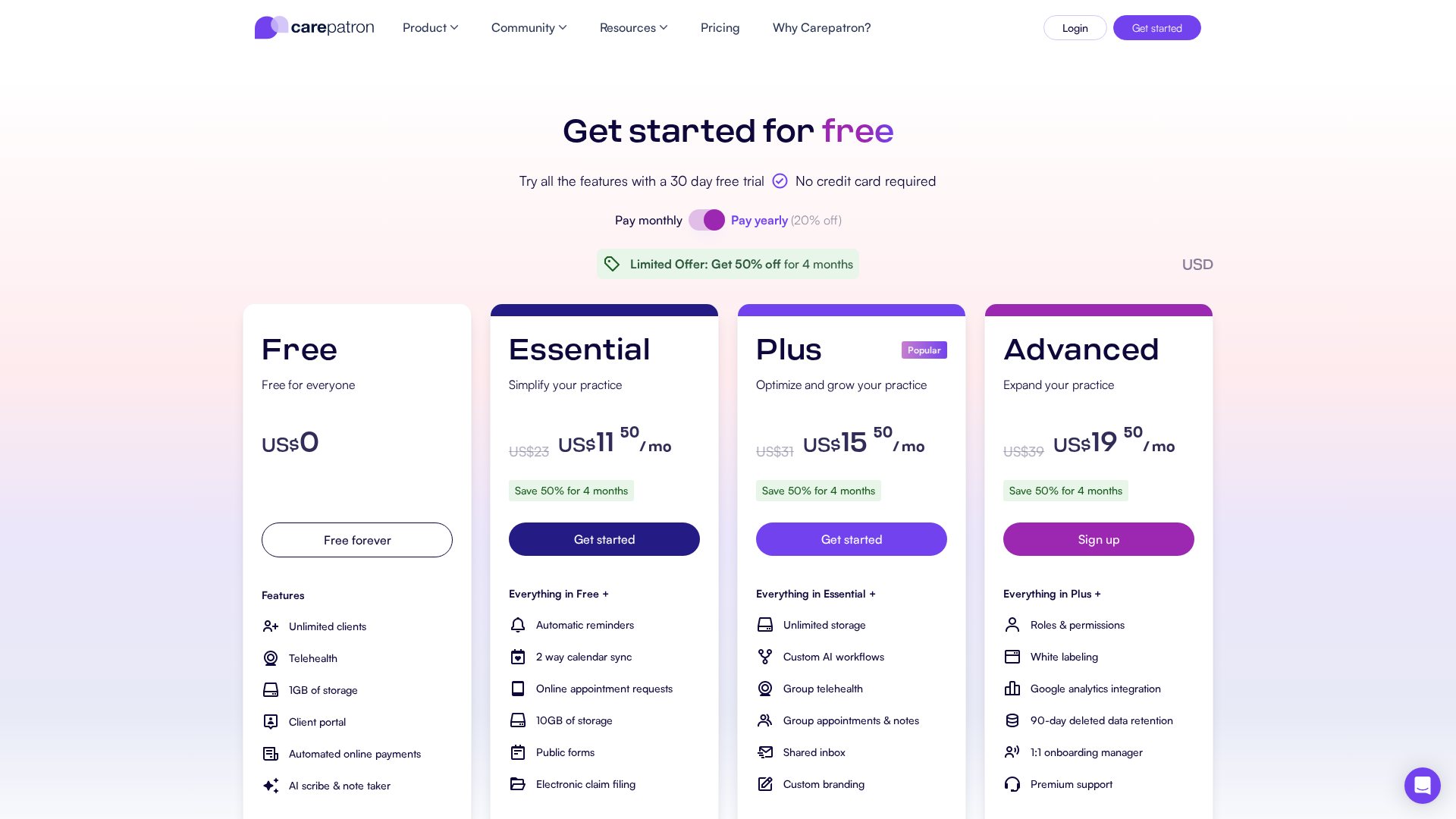 Carepatron AI (AI medical transcription feature) Screenshot 1