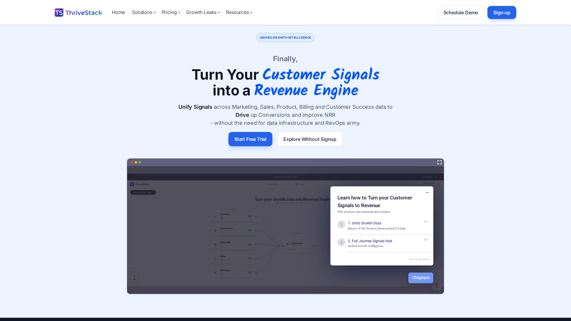 Thrivestack Screenshot