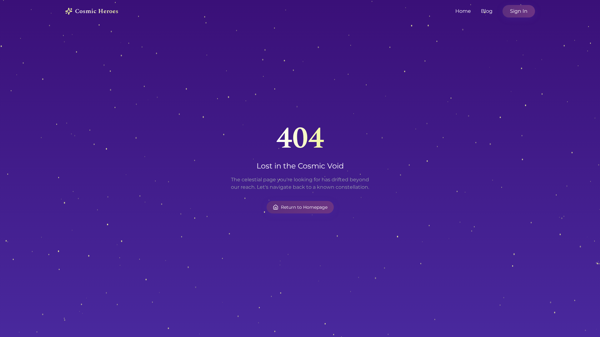 Cosmic Heroes Screenshot 1