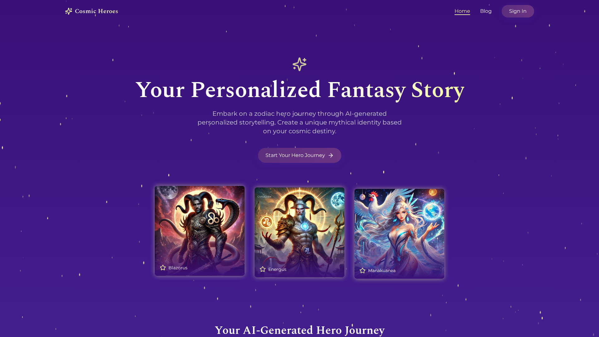 Cosmic Heroes Screenshot