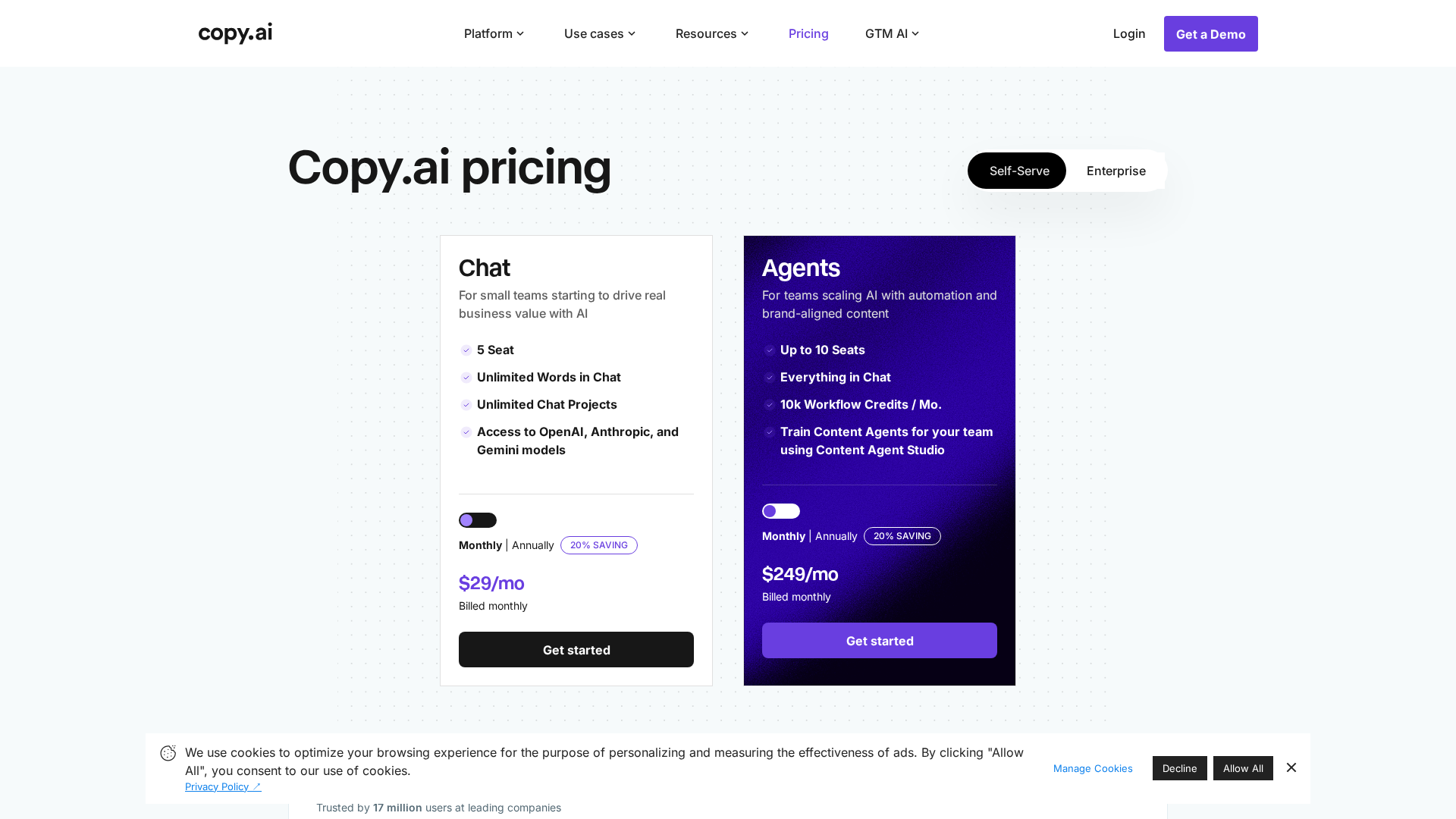 Copy.ai Screenshot 1