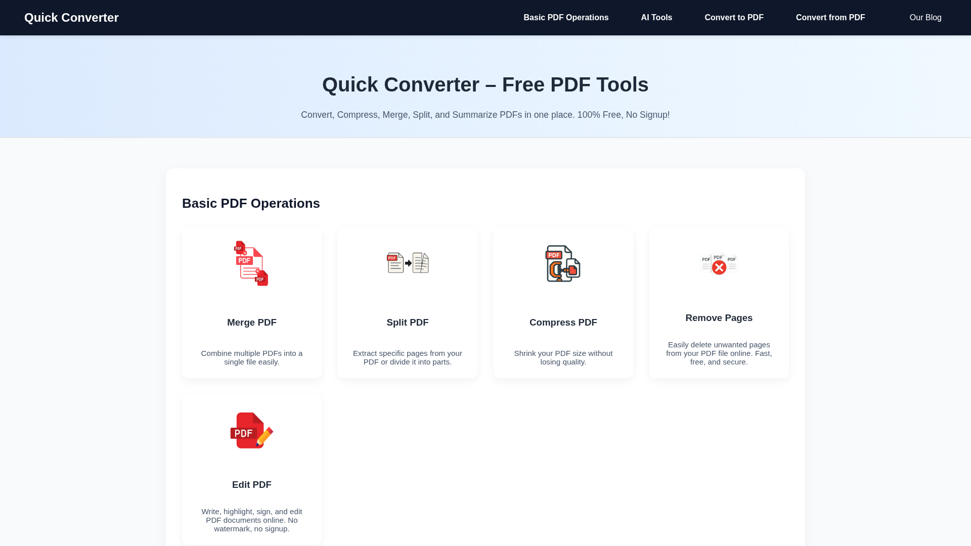 Quick Converter Screenshot