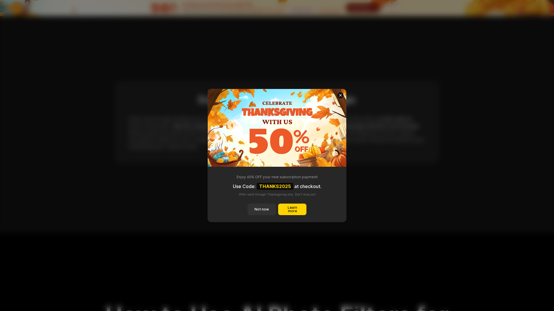 AI Photo Filter (Dzine AI Photo Filter) Screenshot 1