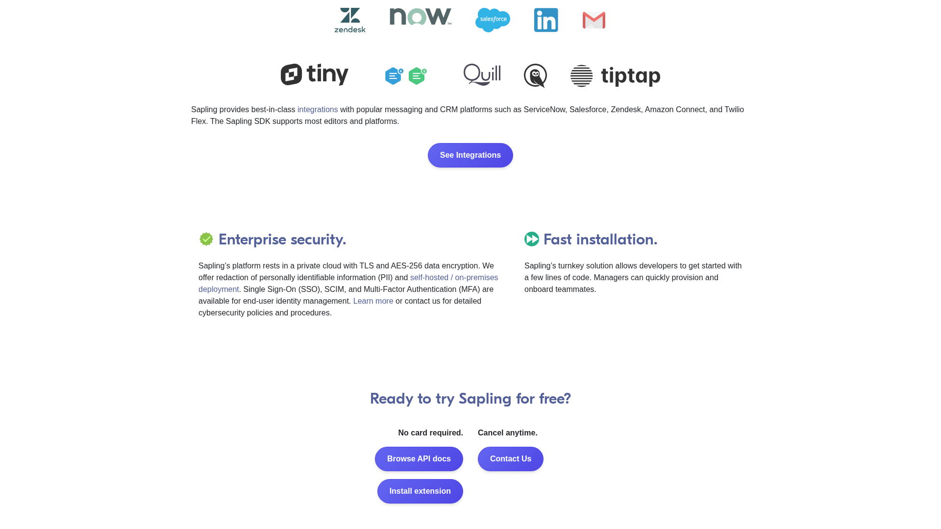 Sapling Screenshot 1