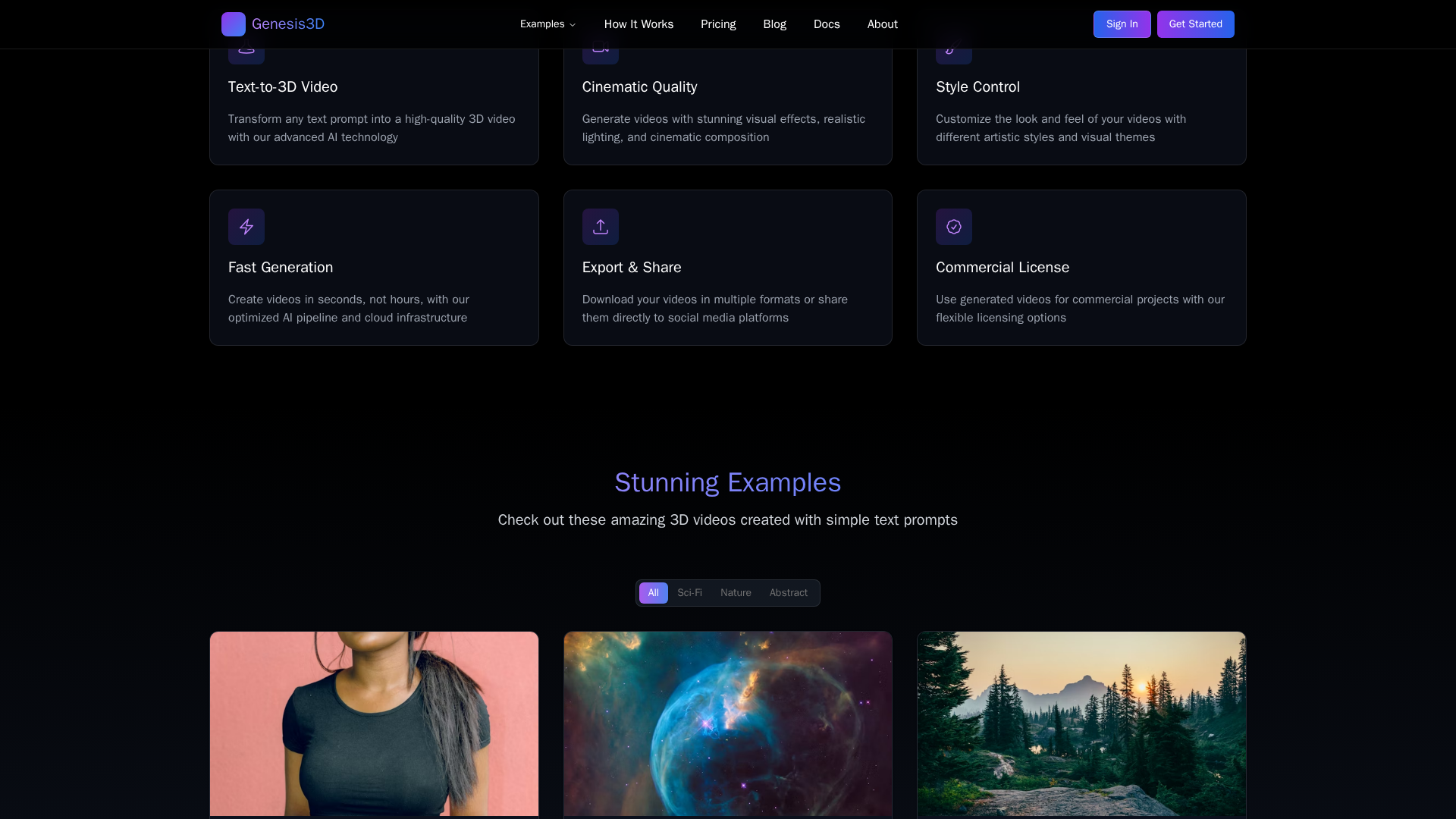 Genesis 3d AI Screenshot 1
