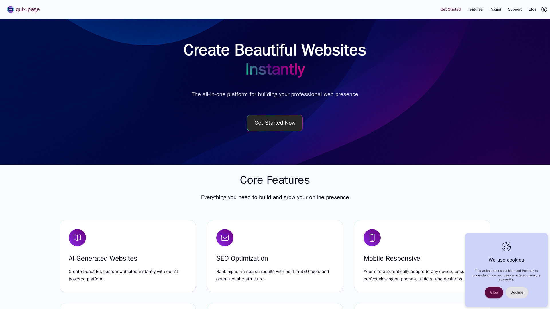quix.page Screenshot 1