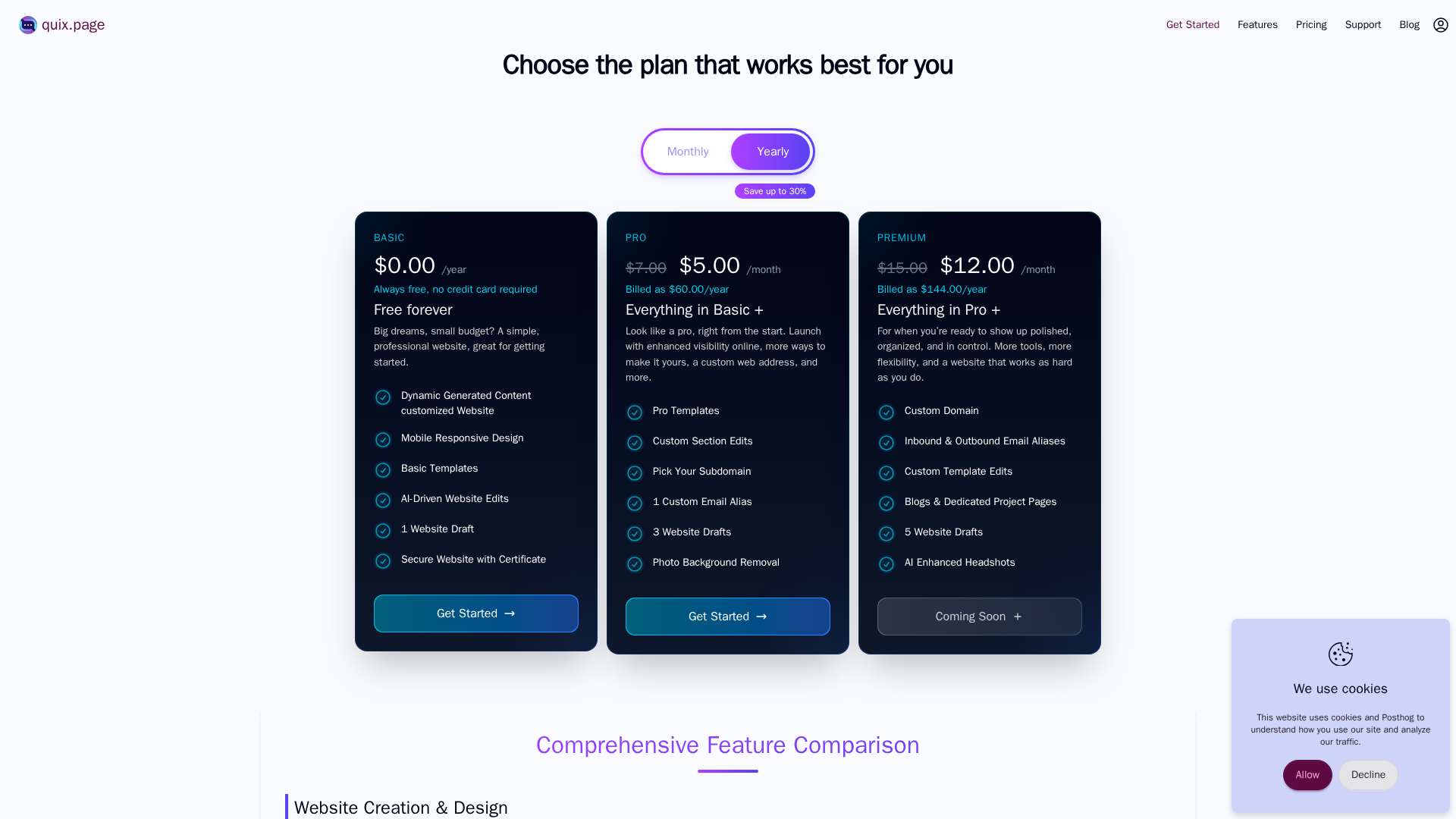 quix.page Screenshot 1