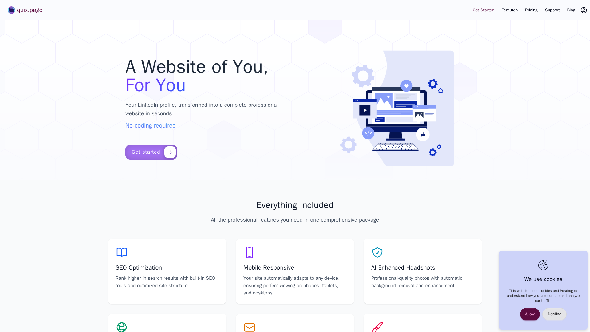 quix.page Screenshot