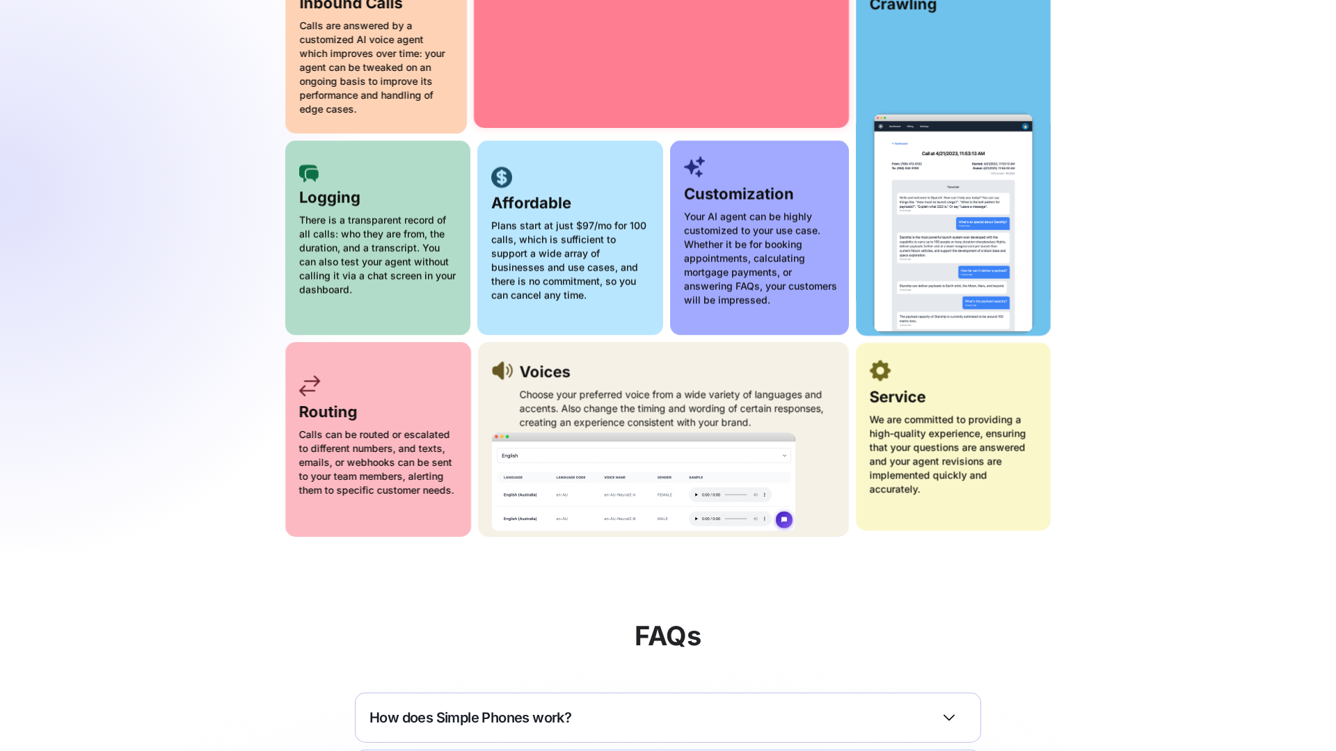 Simple Phones — AI Phone Assistant Screenshot 1