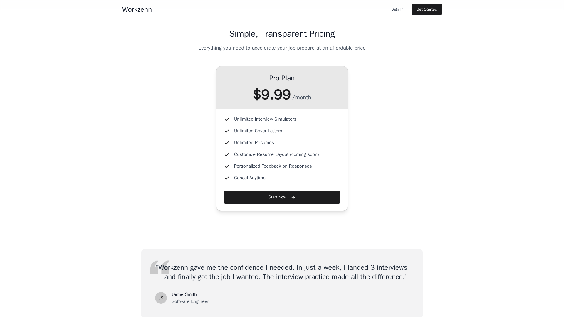 Workzenn Screenshot 1