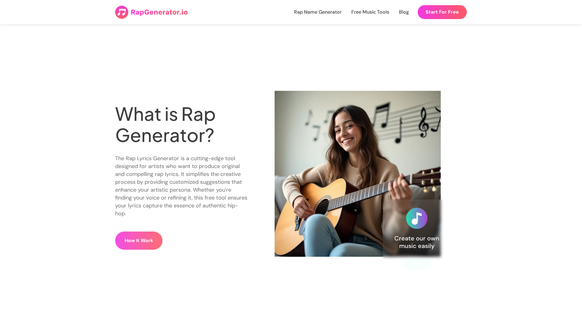 Rap Generator Screenshot 1