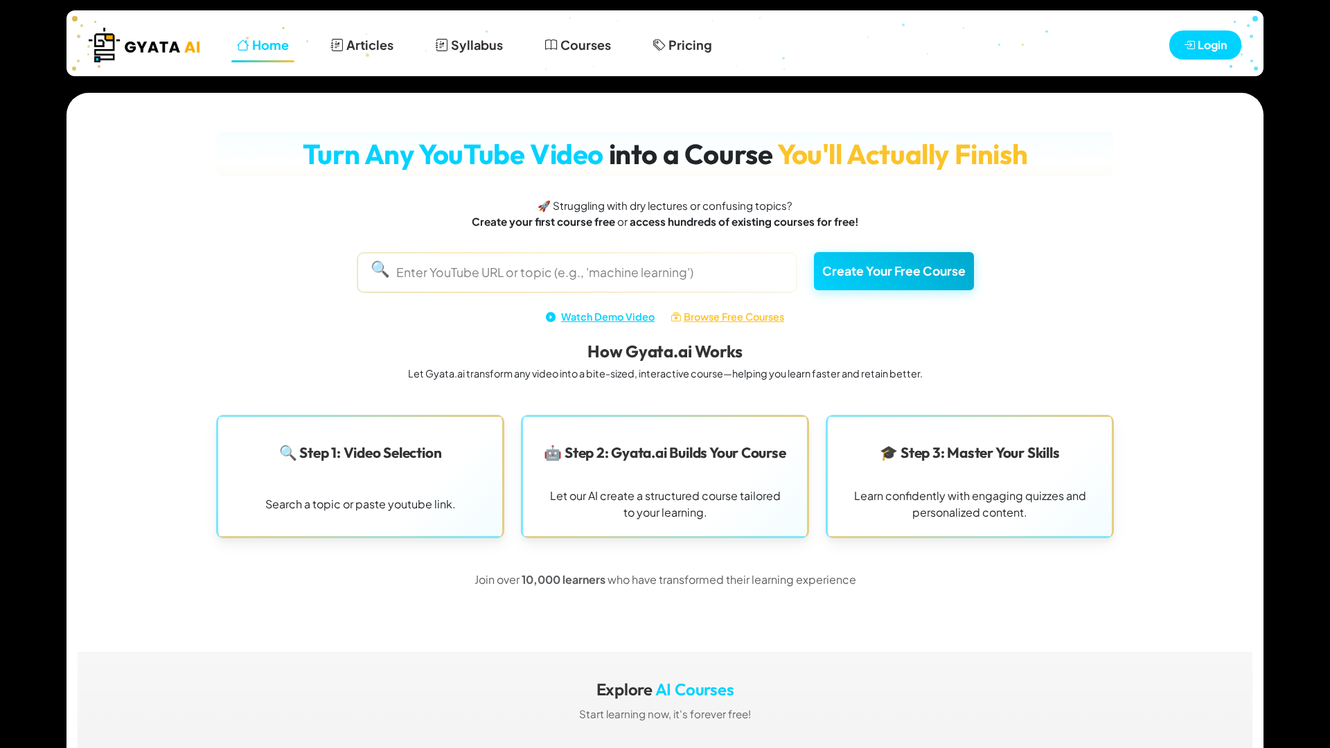 GyataAI Screenshot 1