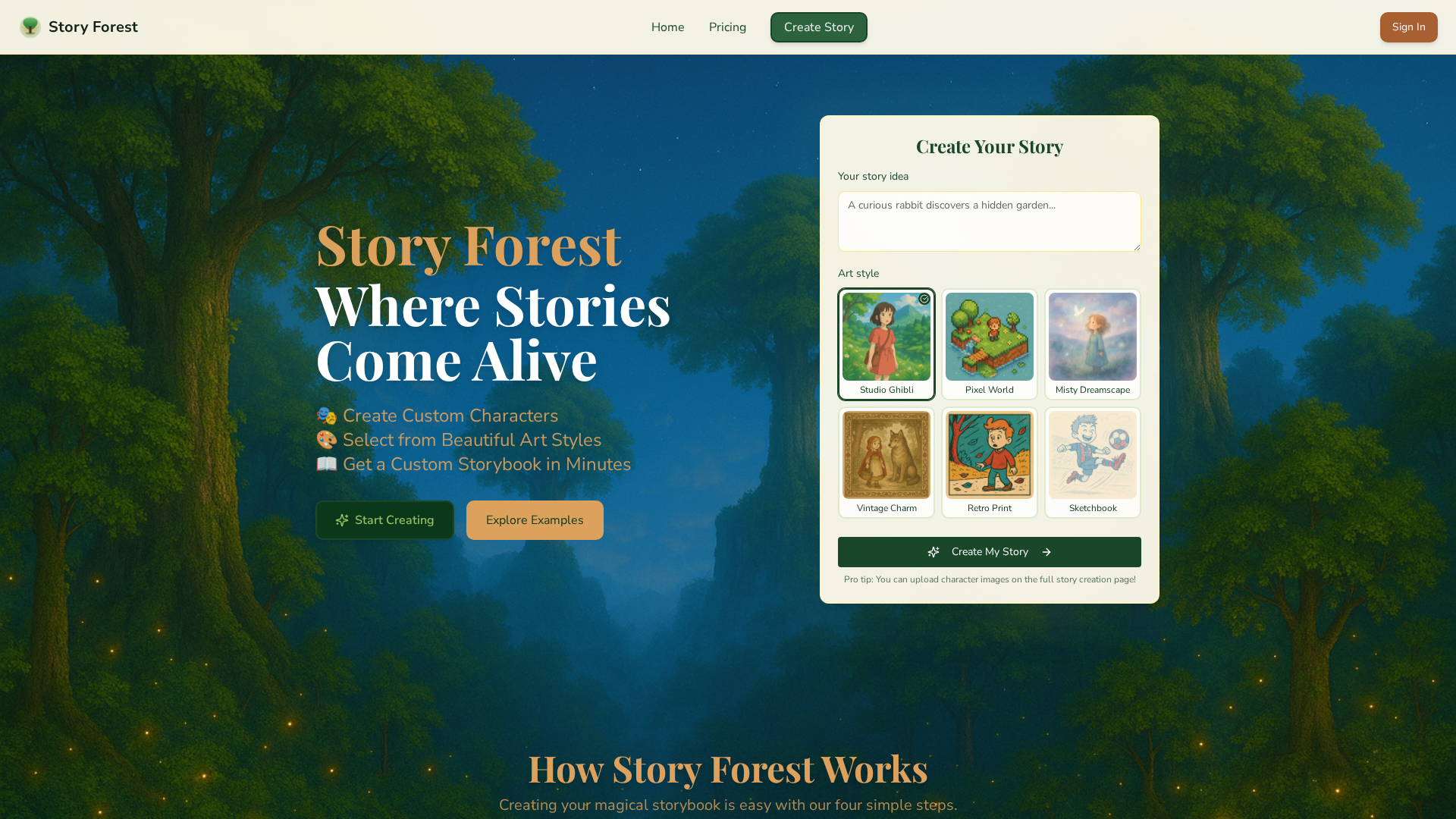 StoryForest Screenshot