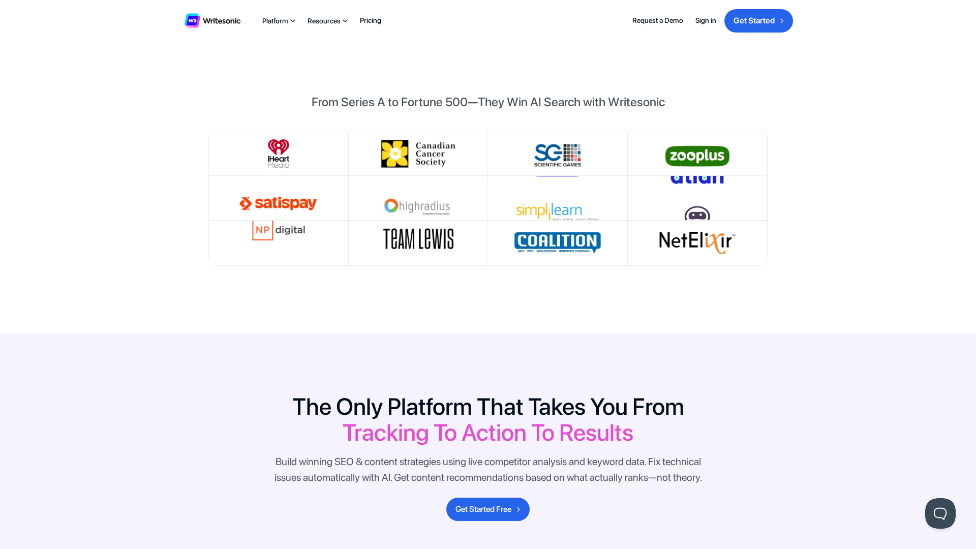 Writesonic Screenshot 1