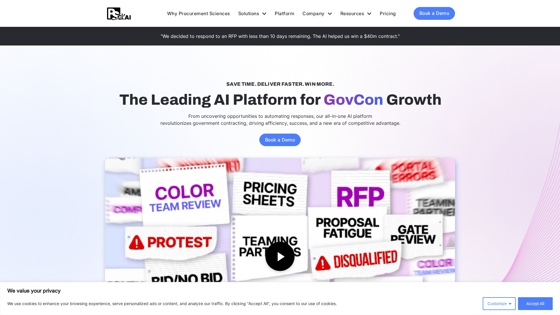 Procurement Sciences AI Screenshot