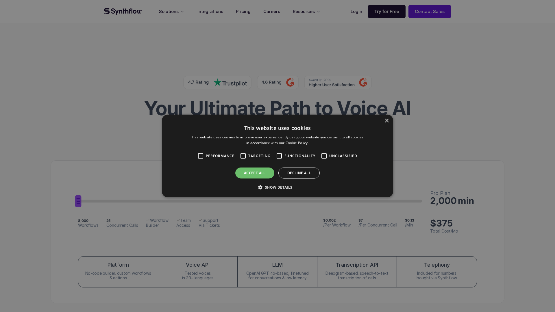 Synthflow Screenshot 1