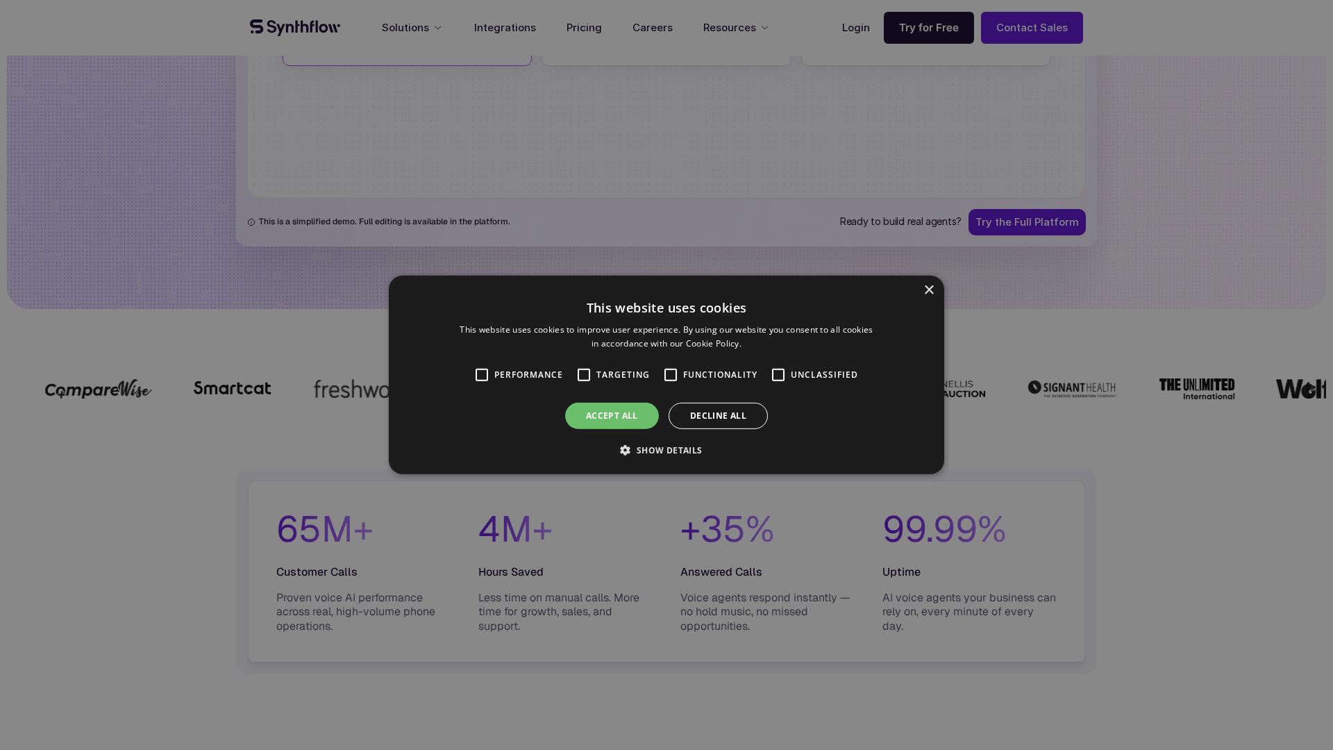 Synthflow Screenshot 1