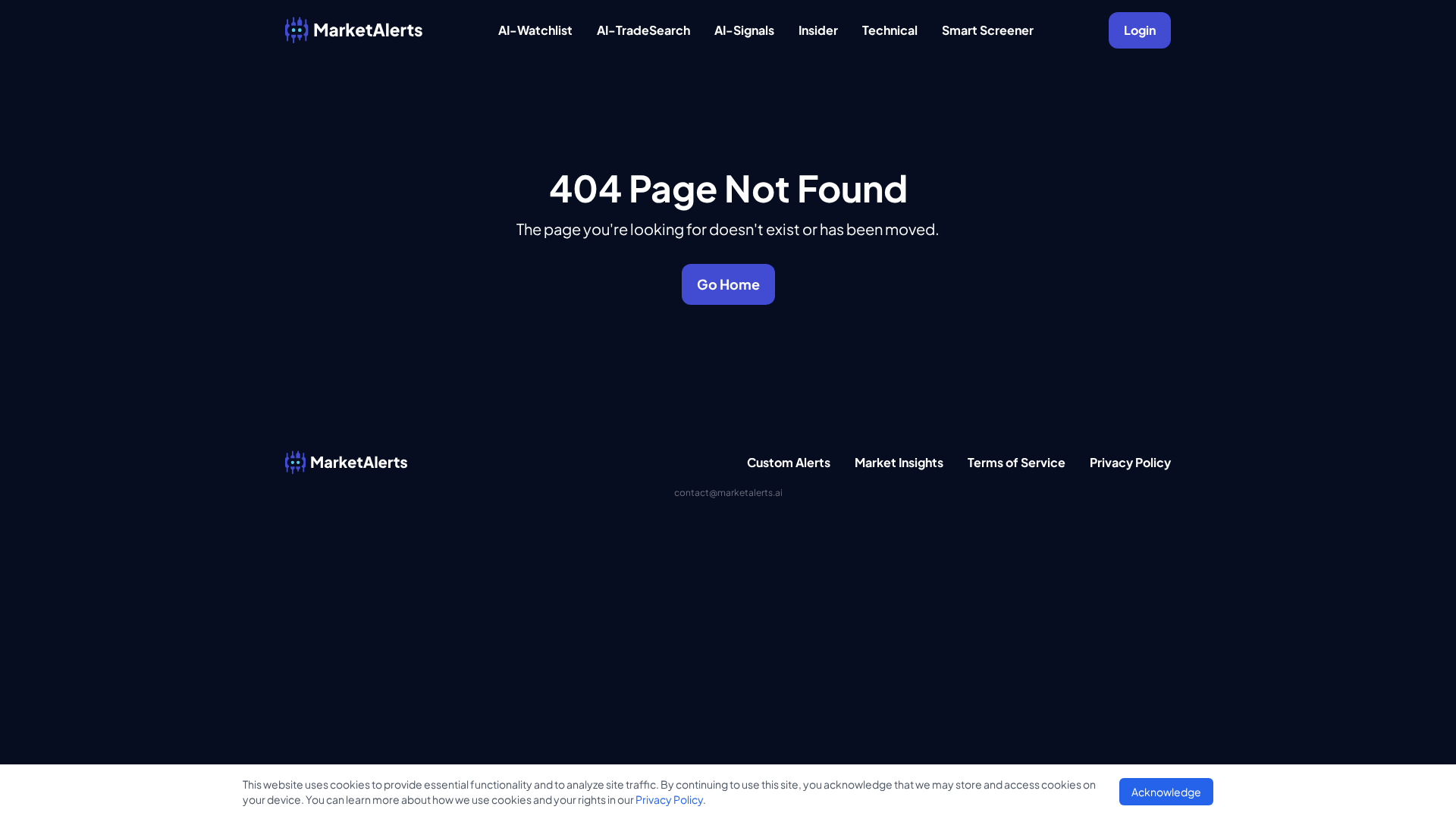 MarketAlerts.ai Screenshot 1