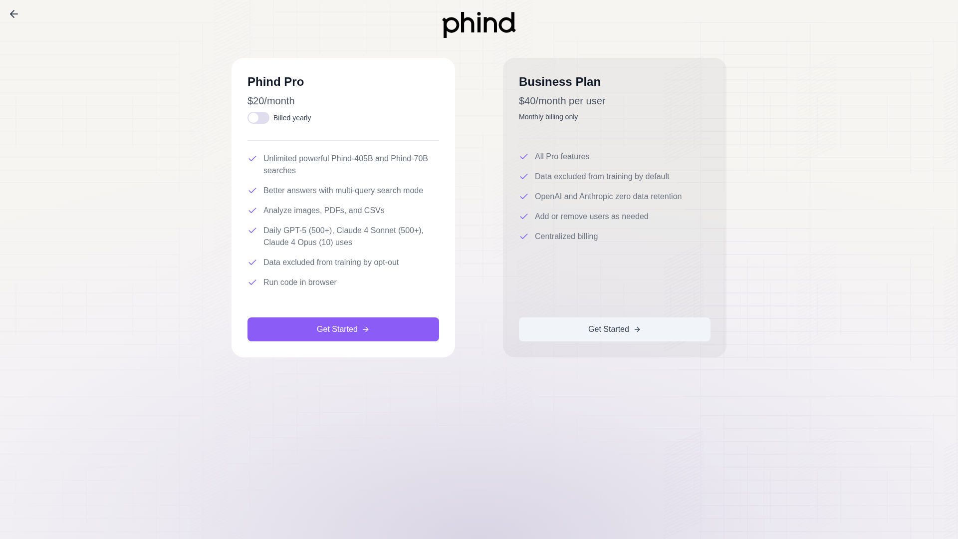 Phind Screenshot 1