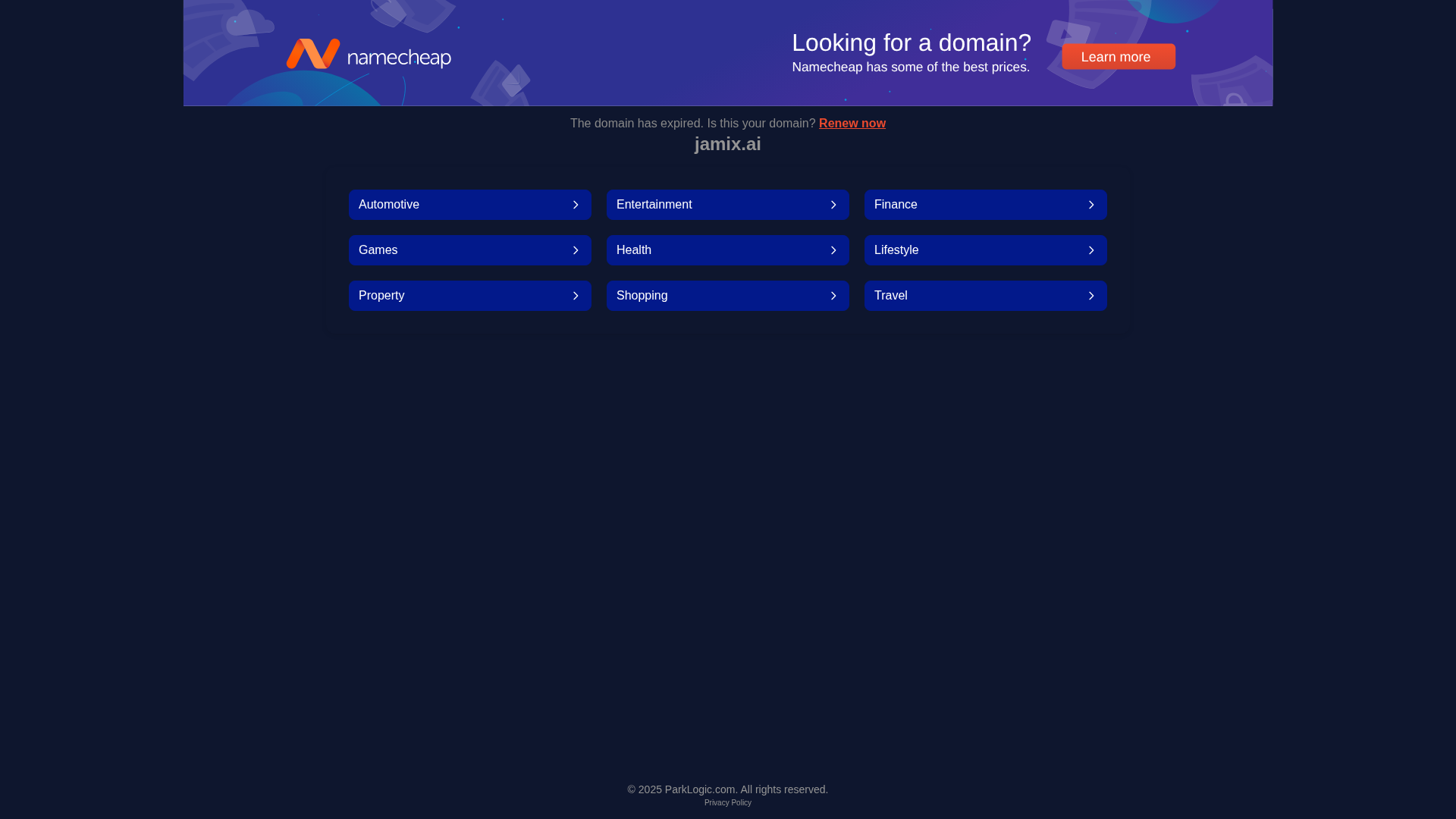 JAMIX Kitchen Intelligence System Screenshot