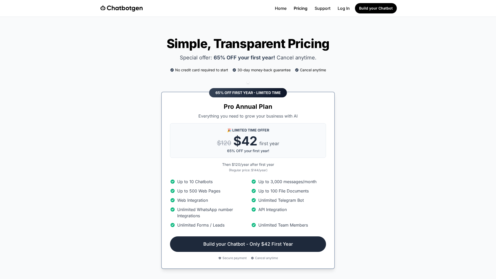 ChatbotGen Screenshot 1