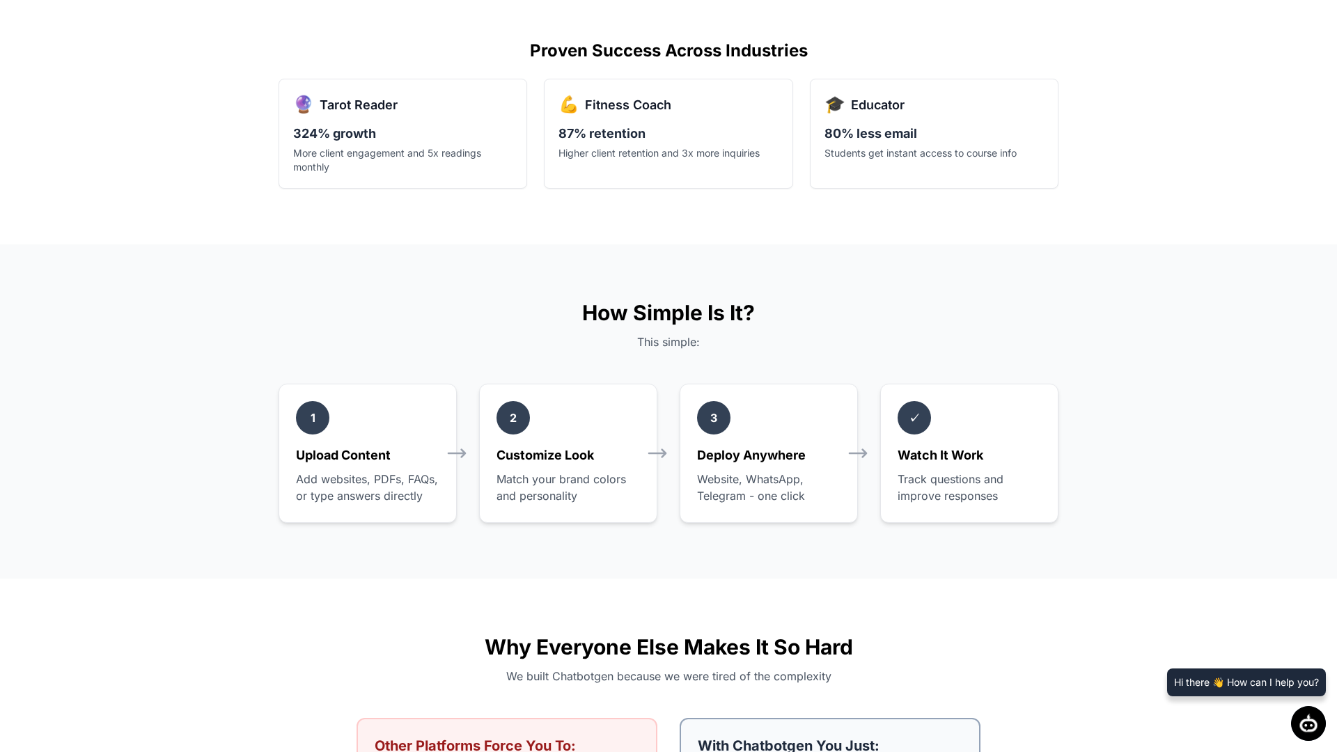 ChatbotGen Screenshot 1
