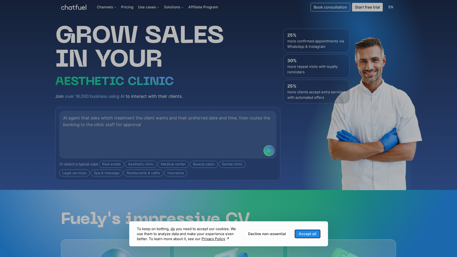 Chatfuel AI Screenshot