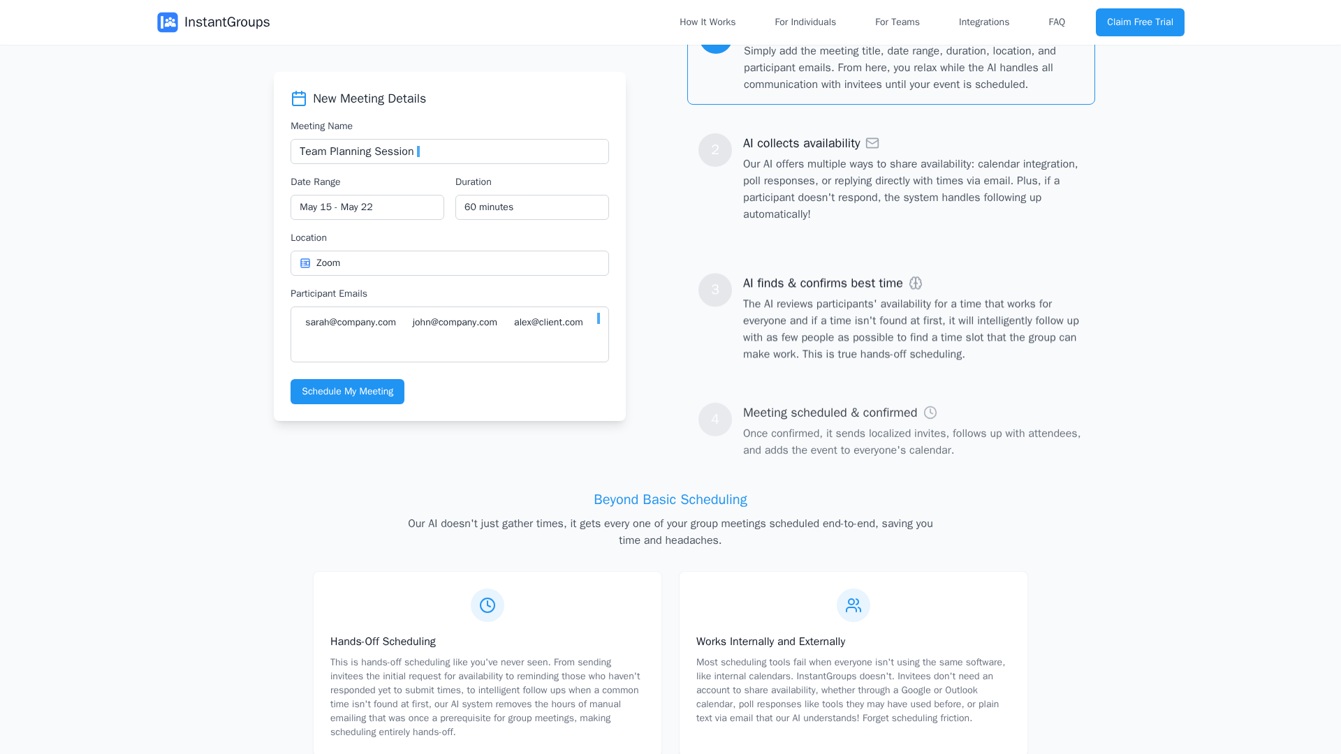 InstantGroups Screenshot 1