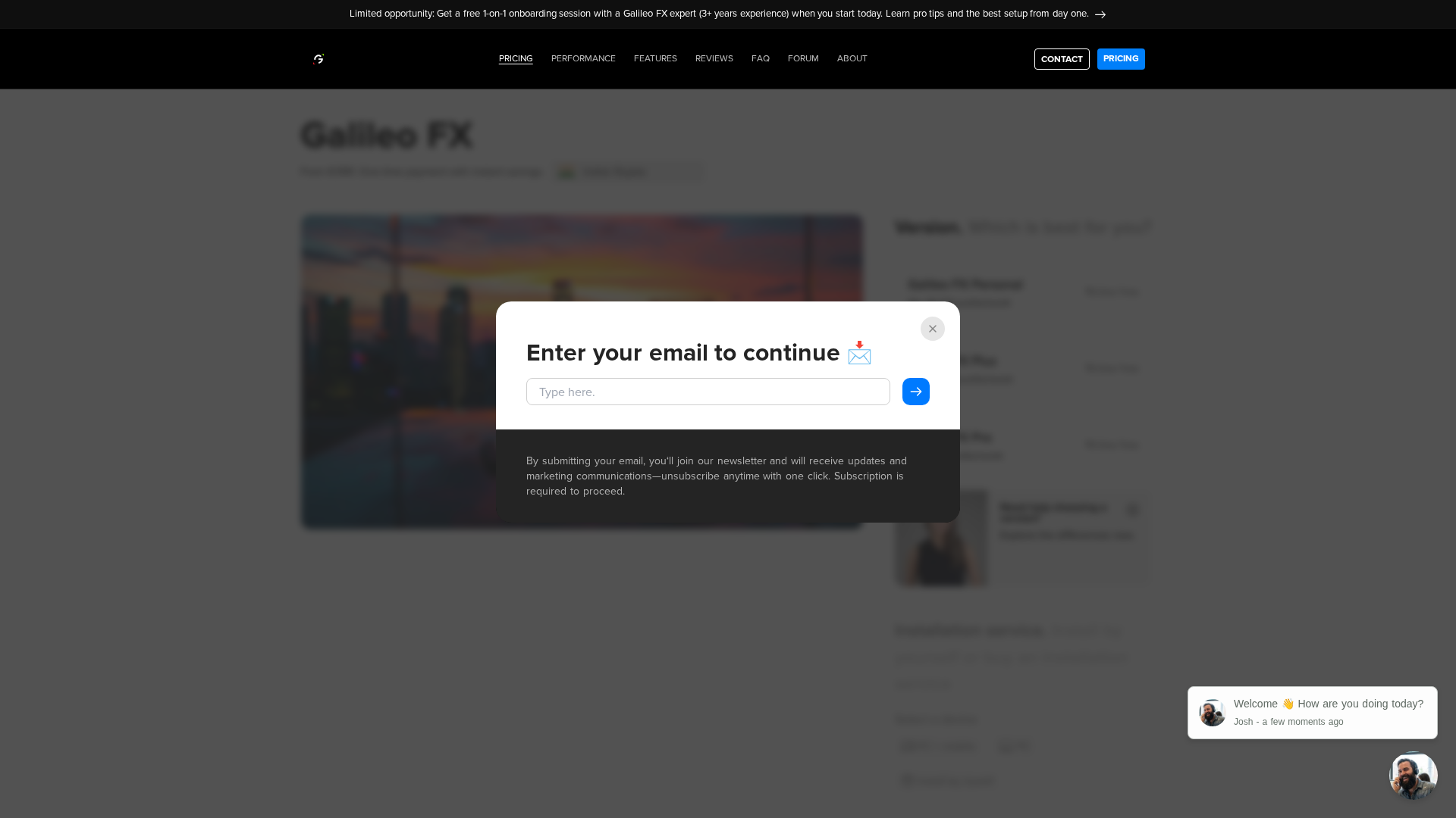 Galileo FX Screenshot 1