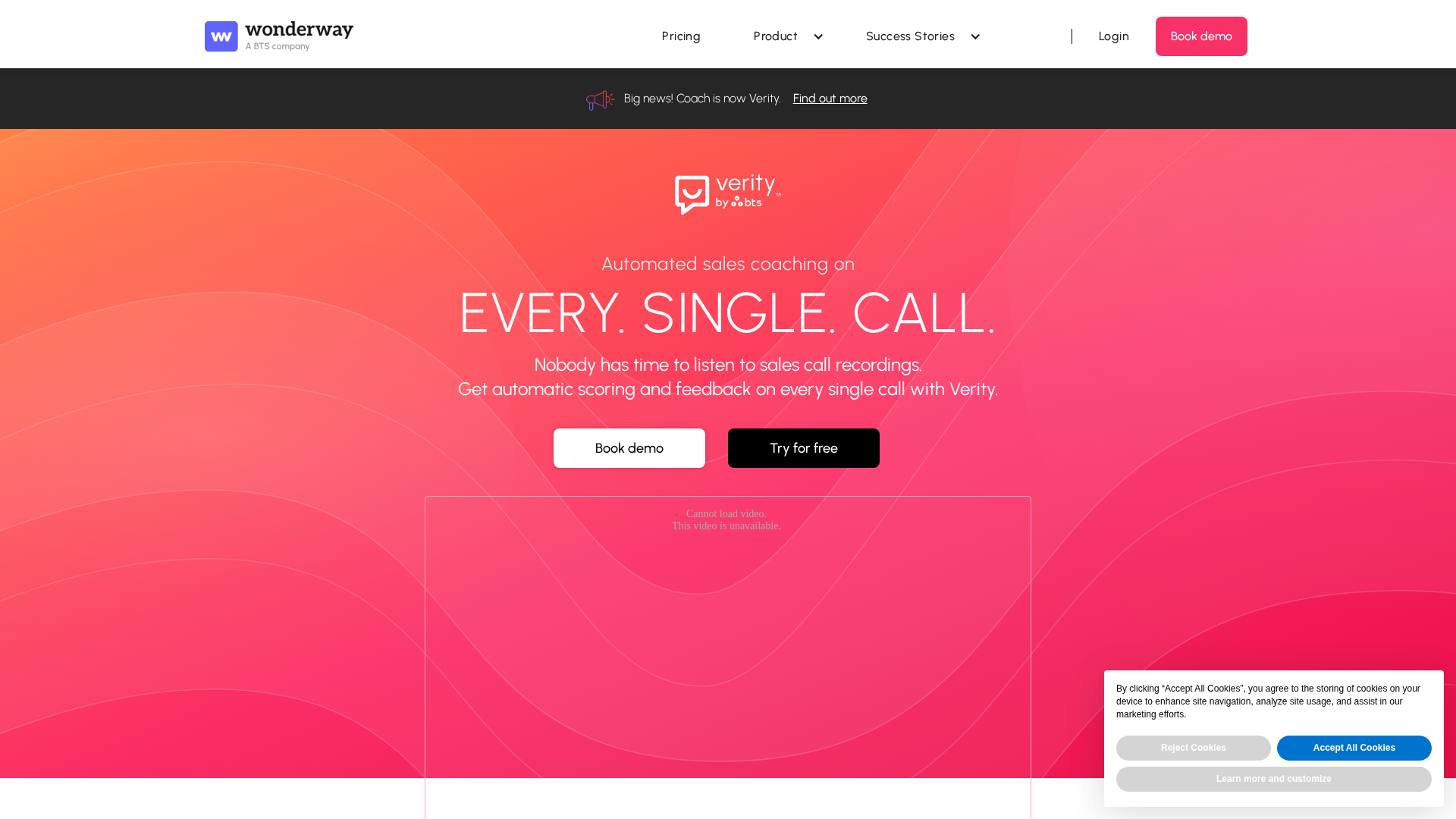 Verity (Wonderway AI Coach) Screenshot