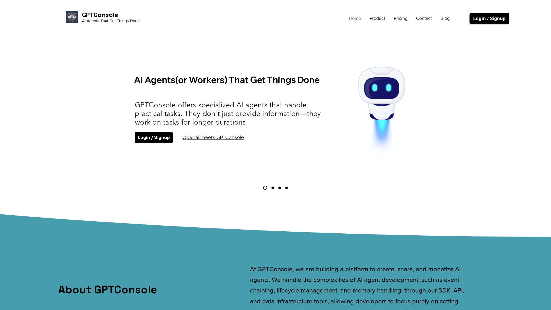 GPTConsole Screenshot