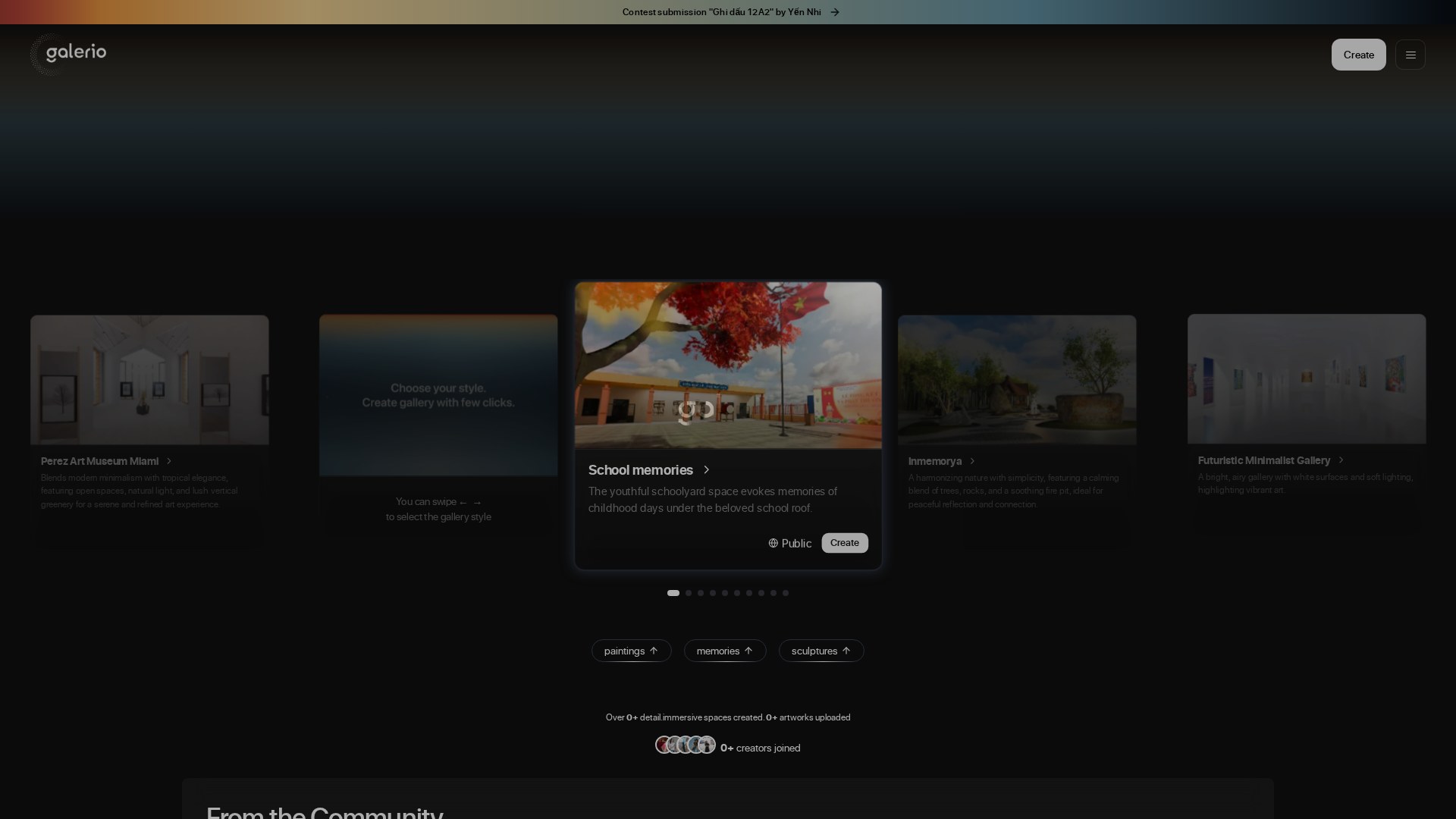 Galerio.io Screenshot