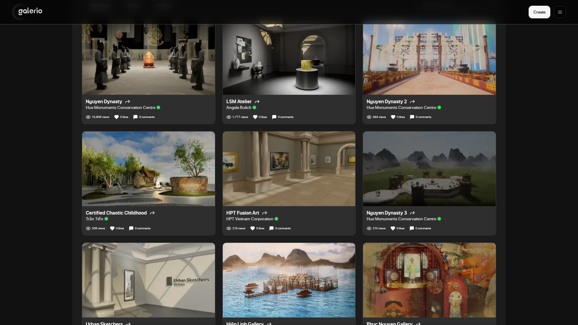 Galerio.io Screenshot 1