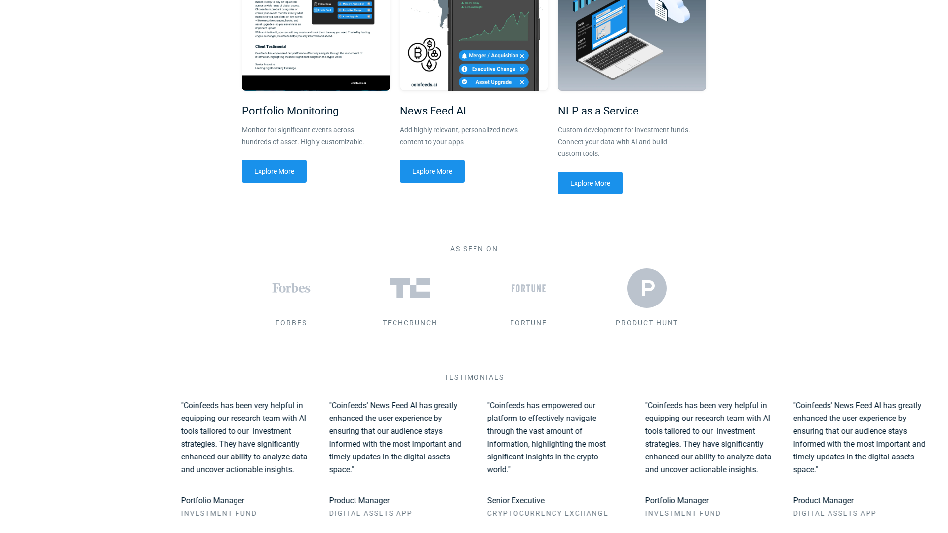 Coinfeeds Screenshot 1