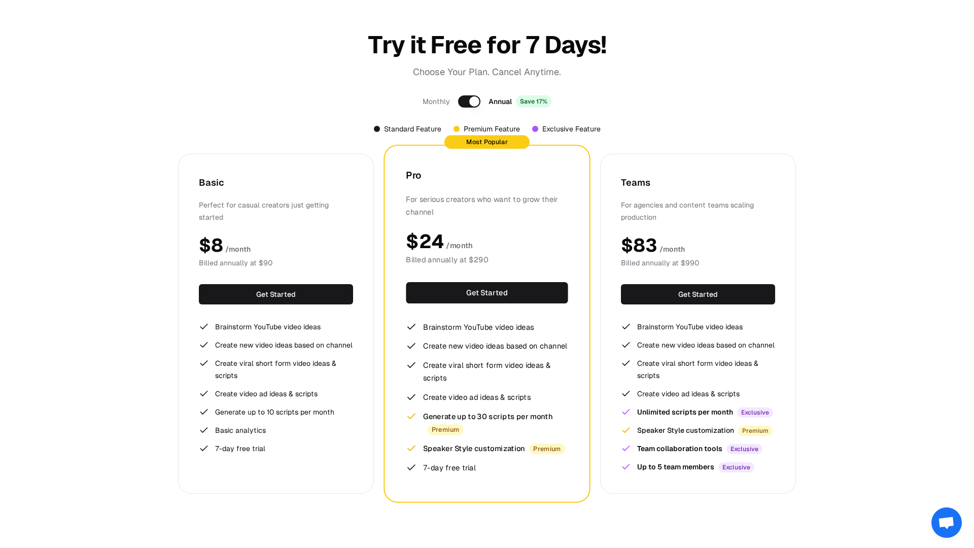 VideoIdeas.ai Screenshot 1
