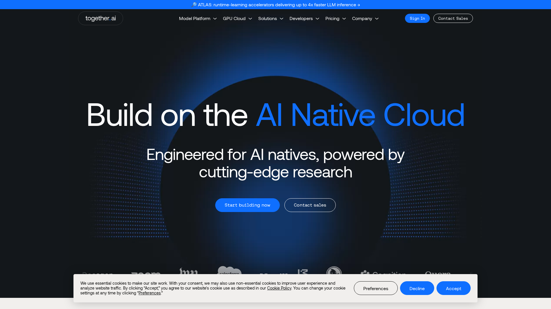 Together AI Screenshot