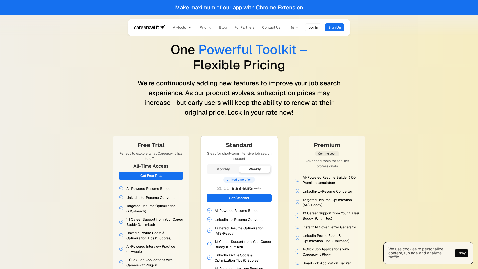 CareerSwift Screenshot 1