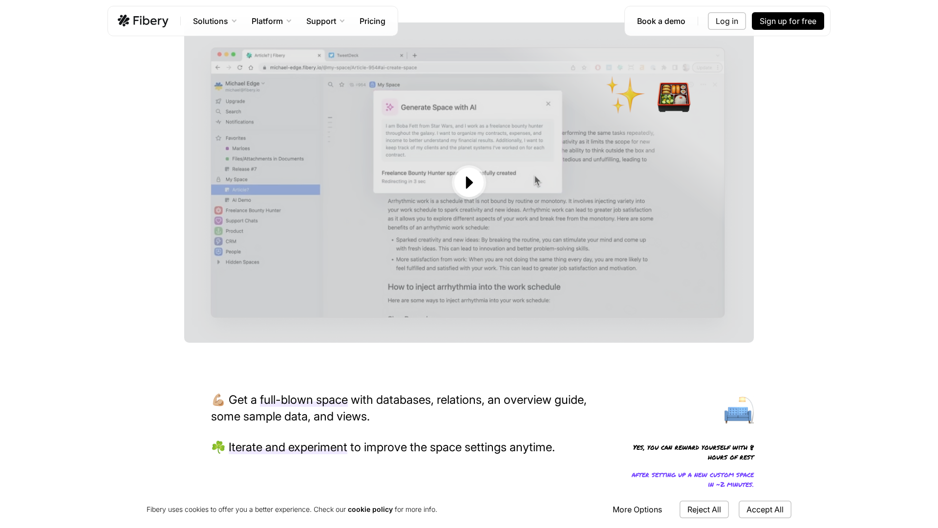 Fibery AI Screenshot 1
